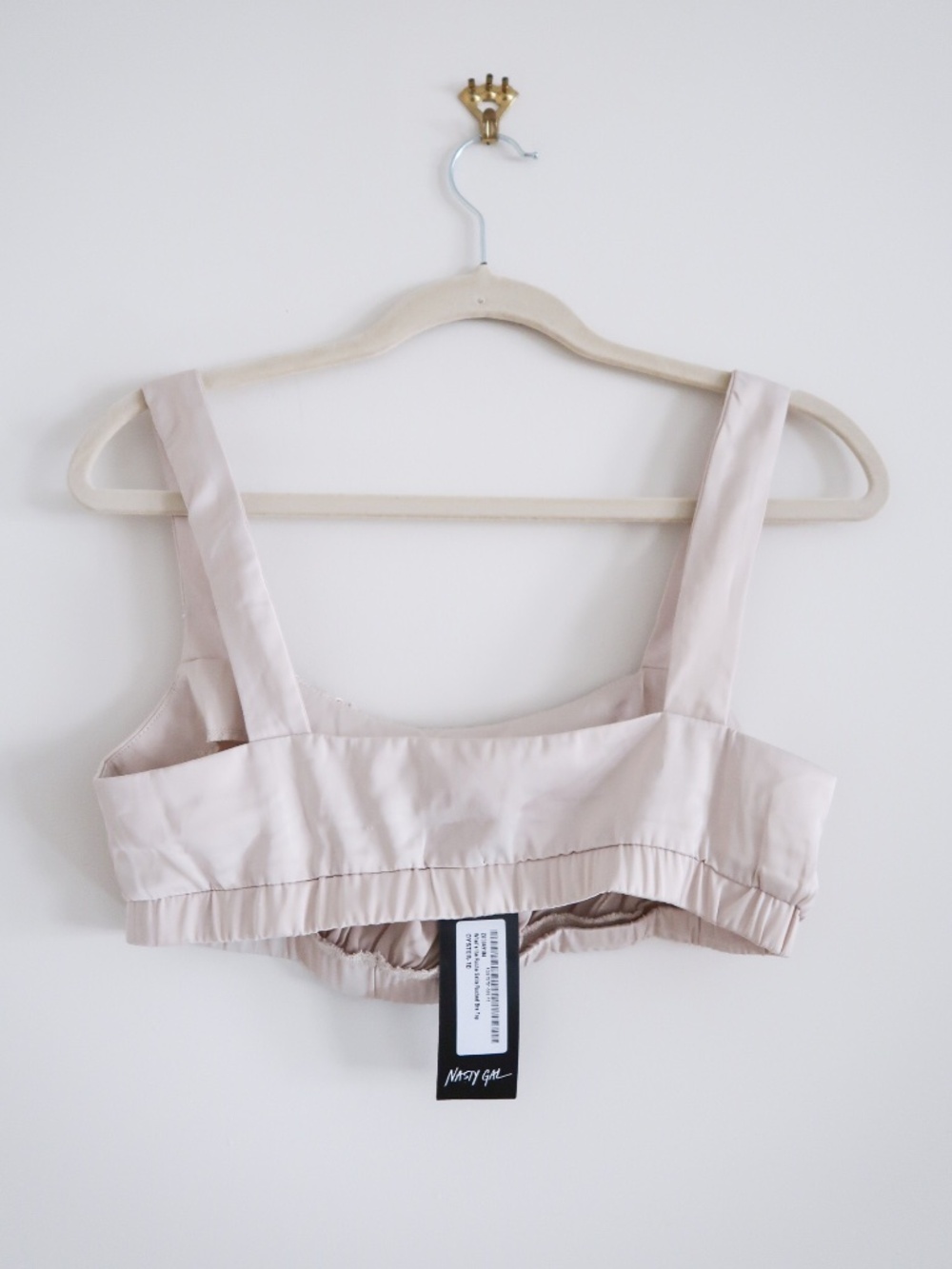 Satin Ruched bra top - Picture 3 of 4